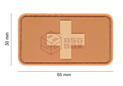JTG Swiss Flag Rubber Patch Desert - obrazek 2