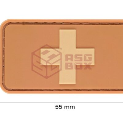 Alternative view of JTG Swiss Flag Rubber Patch Desert