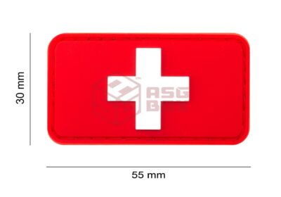 JTG Swiss Flag Rubber Patch Multicolor - obrazek 4