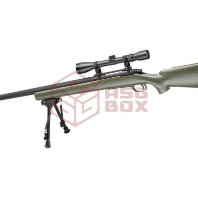 Alternative view of Snow Wolf M24 SWS Sniper Weapon System Set Green