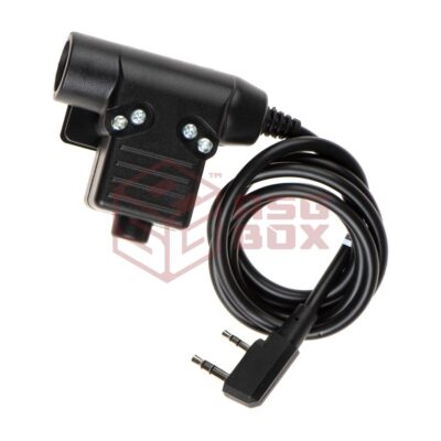 Alternative view of Z-Tactical U94 PTT Kenwood Connector Black