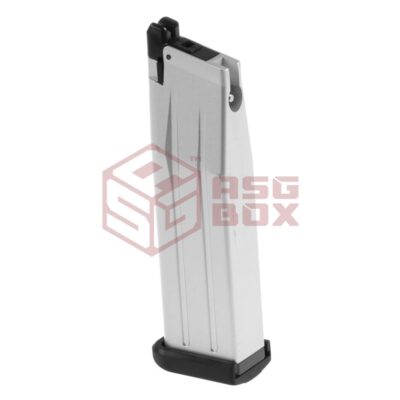 Alternative view of WE Magazin Hi-Capa 4.3 and 5.1 GBB 28rds Silver