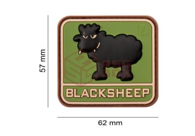 JTG Black Sheep Rubber Patch Green - obrazek 2