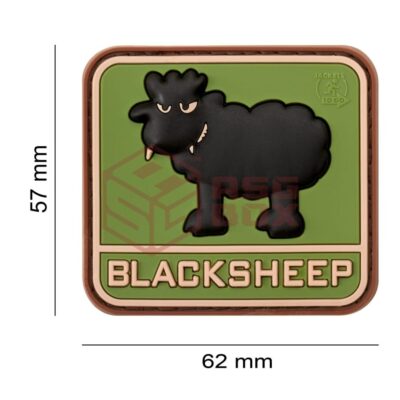 Alternative view of JTG Black Sheep Rubber Patch Green