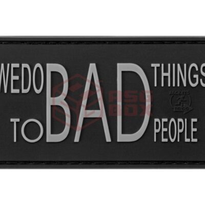 asgbox.pl - We do bad Things Rubber Patch JTG