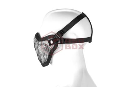 Invader Gear Steel Half Face Mask Death Head Black - obrazek 2