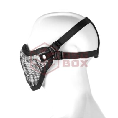 Alternative view of Invader Gear Steel Half Face Mask Death Head Black