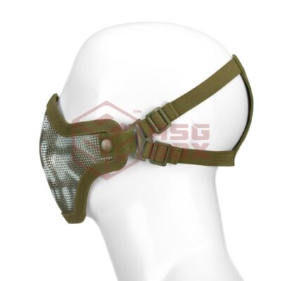 Alternative view of Invader Gear Steel Half Face Mask Death Head OD
