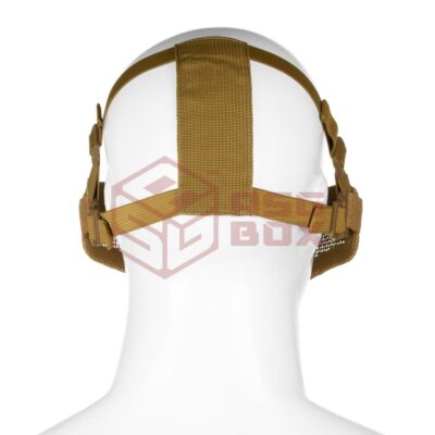Alternative view of Invader Gear Steel Half Face Mask Death Head Tan