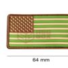 JTG US Flag Rubber Patch Green OD-TM-10196620000 7301 asgbox.pl
