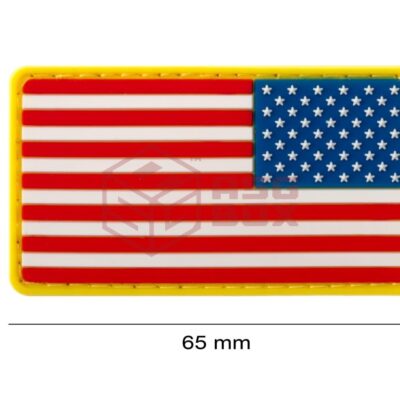 Alternative view of JTG US Flag Rubber Patch Reversed Multicolor