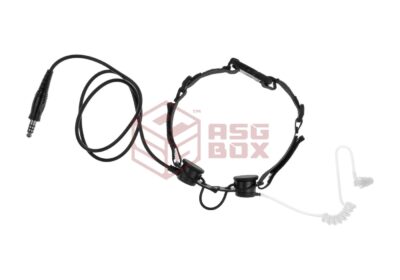 Z-Tactical Tactical Throat Mic Black - obrazek 2