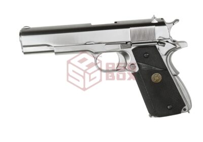 WE M1911 MEU Full Metal V3 GBB Silver - obrazek 2