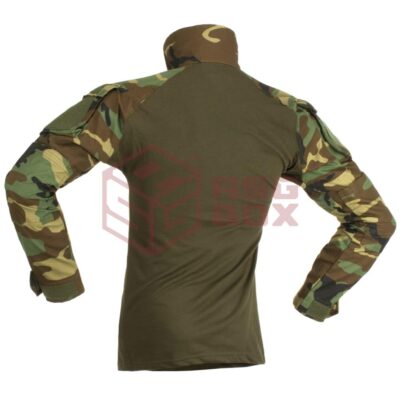 Alternative view of Invader Gear Combat Shirt Woodland M