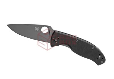 Spyderco C122 Tenacious Plain Edge Folder Black - obrazek 2
