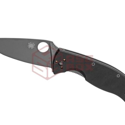 Alternative view of Spyderco C122 Tenacious Plain Edge Folder Black