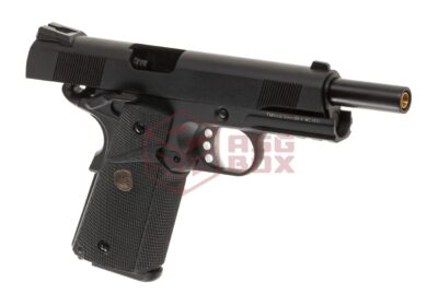 WE M1911 MEU Tactical Full Metal GBB Black - obrazek 3