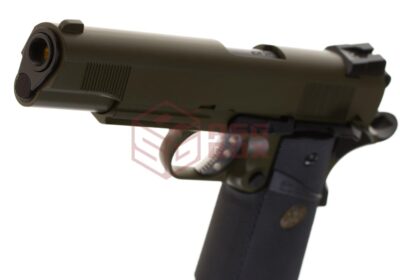WE M1911 MEU Tactical Full Metal GBB OD - obrazek 4