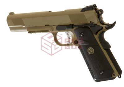 WE M1911 MEU Tactical Full Metal GBB Desert - obrazek 2