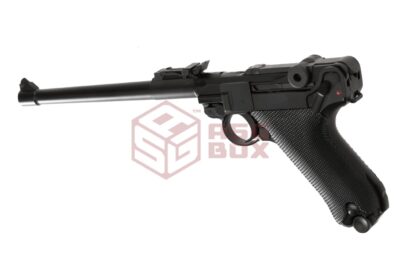 WE P08 8 Inch Full Metal GBB Black - obrazek 2