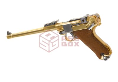 WE P08 8 Inch Full Metal GBB Gold - obrazek 2