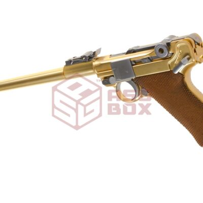 Alternative view of WE P08 8 Inch Full Metal GBB Gold