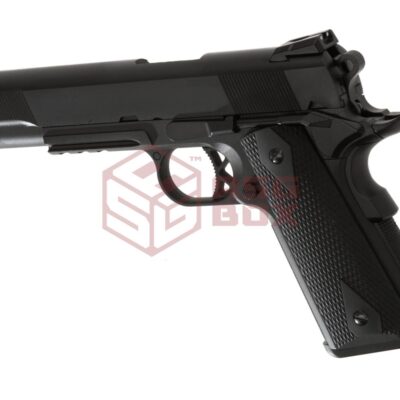 Alternative view of WE M1911 Tactical Full Metal V3 GBB Black