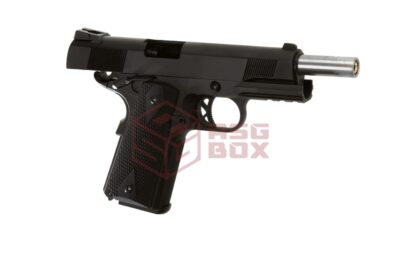 WE M1911 Tactical Full Metal V3 GBB Black - obrazek 3