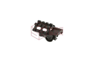 Leapers QD Angle Mount Triple Rail 3-Slot Black