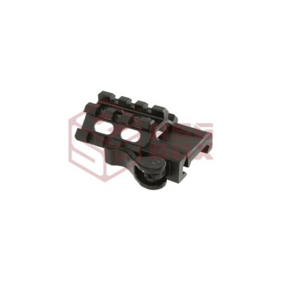 Leapers QD Angle Mount Triple Rail 3-Slot Black