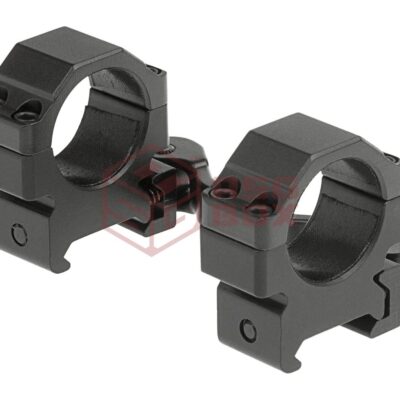 Alternative view of Leapers QD 25.4mm CNC Mount Rings Low Black