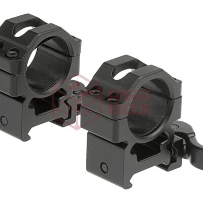 Alternative view of Leapers QD 25.4mm CNC Mount Rings Medium Black