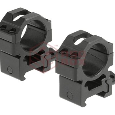 Alternative view of Leapers 25.4mm CNC Mount Rings Medium Black