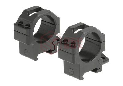 Leapers 30mm CNC Mount Rings Low Black - obrazek 2