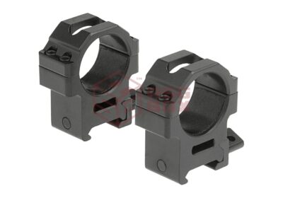 Leapers 30mm CNC Mount Rings Medium Black - obrazek 2