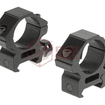 Alternative view of Leapers 25.4mm Mount Rings Low Black