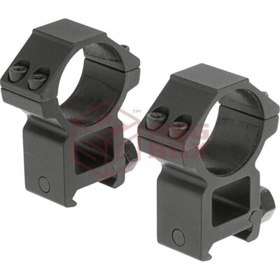 Alternative view of Leapers 30mm Mount Rings High Black