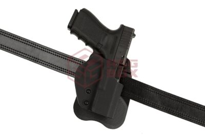 Frontline Open Top Kydex Holster for Glock 19 Paddle Black - obrazek 2