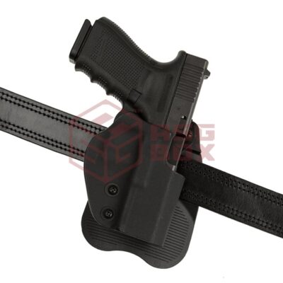 Alternative view of Frontline Open Top Kydex Holster für Glock 19 Paddle Black