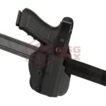 Frontline Thumb-Break Kydex Holster für Glock 17 Paddle Black