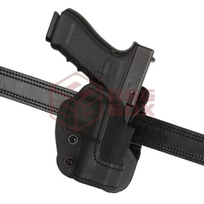 Frontline KNG Open Top Holster für Glock 17 Paddle Black