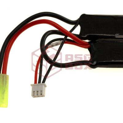 Alternative view of Pirate Arms Lipo 7.4V 1300mAh 20C Twin Type Black