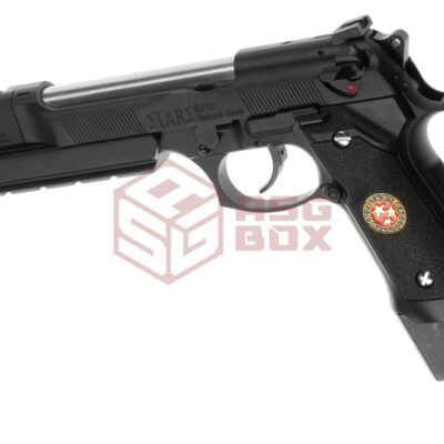 Alternative view of WE M92 Biohazard Extended Full Metal GBB Black