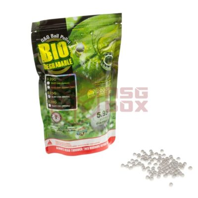 Alternative view of 0.25g Bio Precision BBs 2000rds White