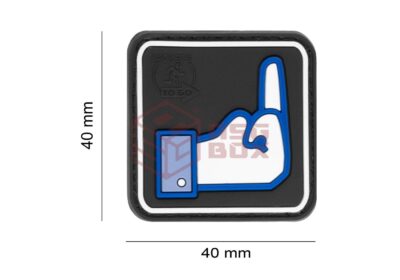 JTG Dislike Rubber Patch Multicolor - obrazek 2