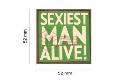 JTG Sexiest Man Alive Rubber Patch Green - obrazek 2