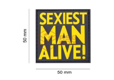 JTG Sexiest Man Alive Rubber Patch Multicolor - obrazek 2