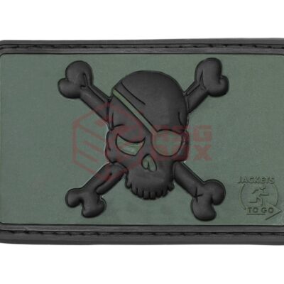 asgbox.pl - Pirate Skull Rubber Patch JTG