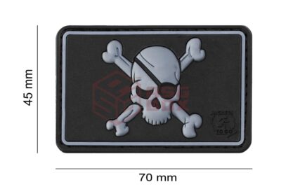 JTG Pirate Skull Rubber Patch SWAT - obrazek 2