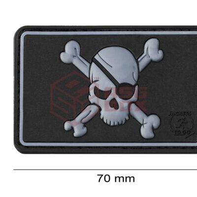 Alternative view of JTG Pirate Skull Rubber Patch SWAT